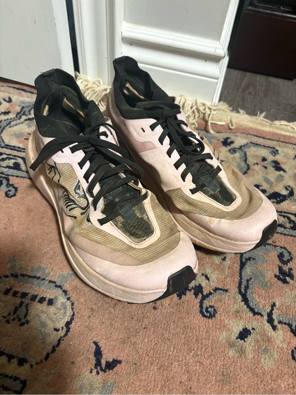 Arc'teryx Women's Athletic Sneakers in Pale Pink and Black